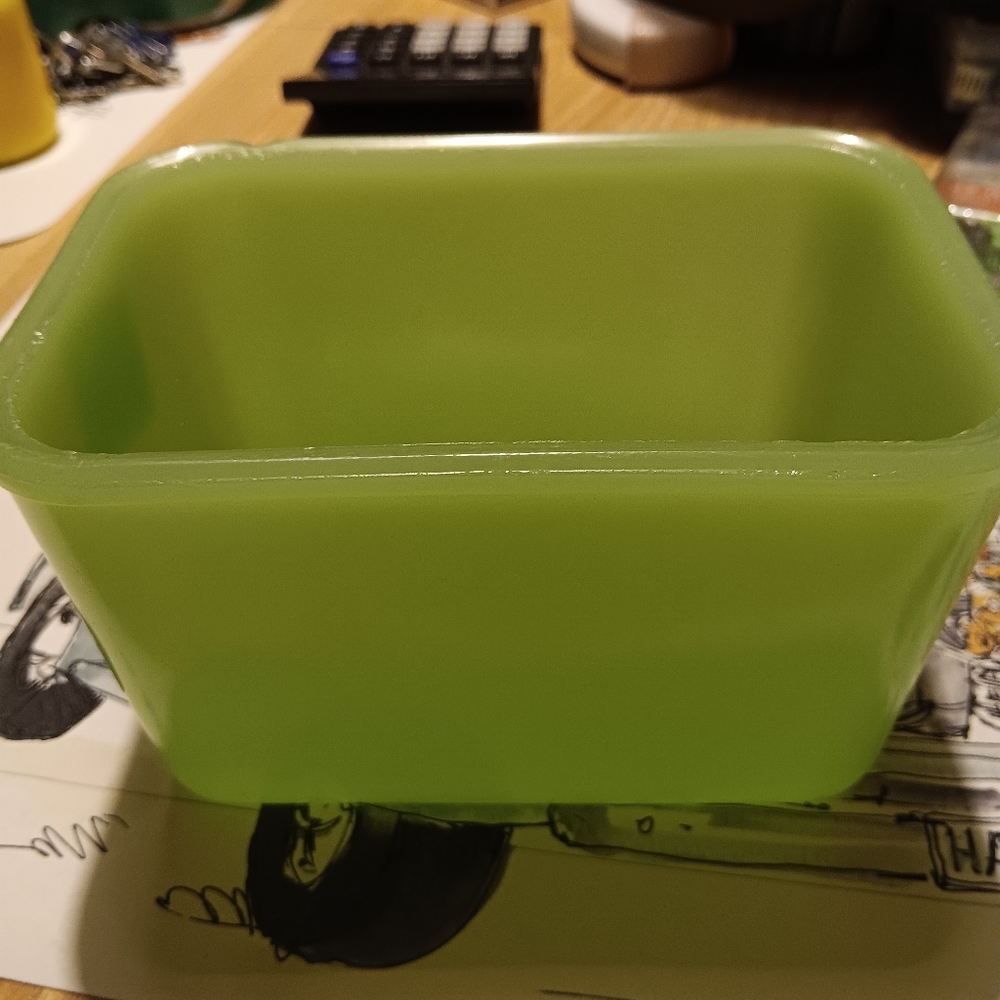 Vintage glass Jadeite